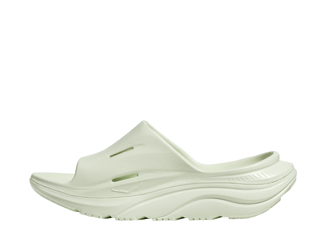 Explore HOKA Unisex Ora Recovery Slide 3 - Sea Glass / Sea Glass for trail, outdoor & lifestyle use | Liv Activ Singapore