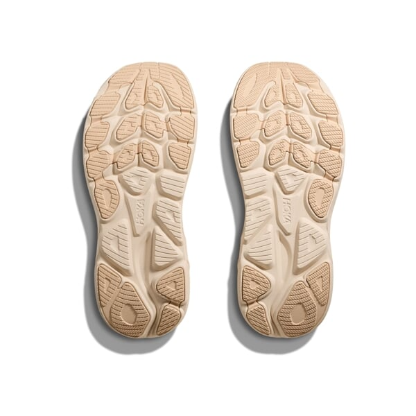 Explore HOKA Women Clifton 10 Wide - Vanilla / Birch for trail, outdoor & lifestyle use | Liv Activ Singapore