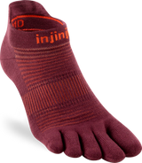 Explore Injinji Run Lightweight No-Show Coolmax - Mahogany for trail, outdoor & lifestyle use | Liv Activ Singapore