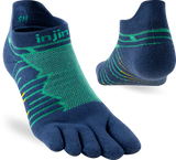 Explore Injinji Ultra Run Midweight No-Show Coolmax - Poseidon for trail, outdoor & lifestyle use | Liv Activ Singapore