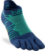Explore Injinji Ultra Run Midweight No-Show Coolmax - Poseidon for trail, outdoor & lifestyle use | Liv Activ Singapore