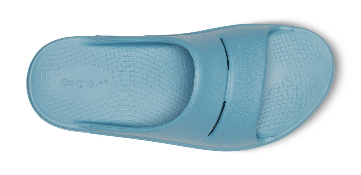Explore OOFOS Unisex OOahh - Ocean Blue for trail, outdoor & lifestyle use | Liv Activ Singapore