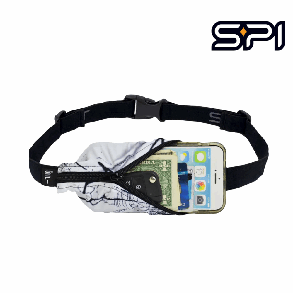 Explore SPIbelt Large Pocket - Glacier / Black Zipper for trail, outdoor & lifestyle use | Liv Activ Singapore