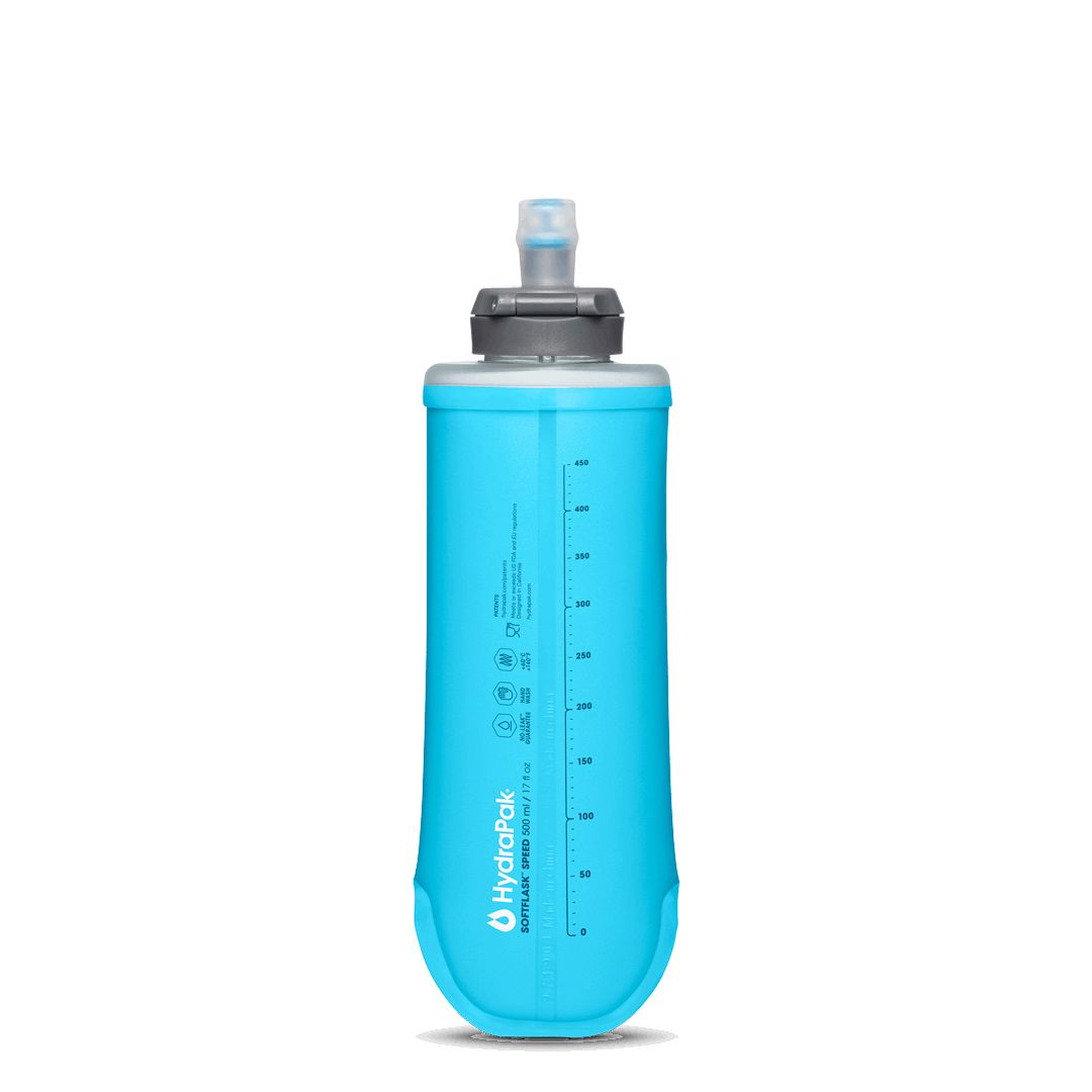 Explore HydraPak SoftFlask™ Speed 500ml - Malibu Blue for trail, outdoor & lifestyle use | Liv Activ Singapore