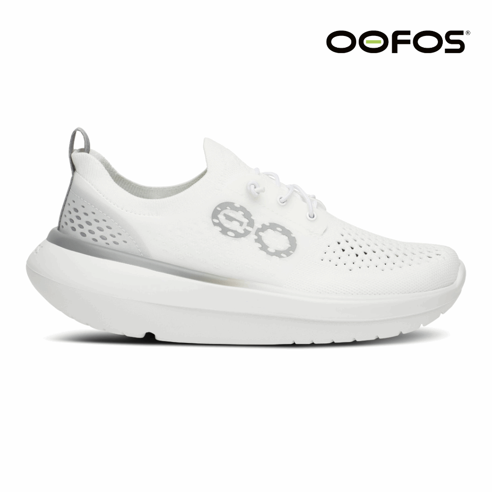 Explore OOFOS Women OOmy Stride X-One - White for trail, outdoor & lifestyle use | Liv Activ Singapore