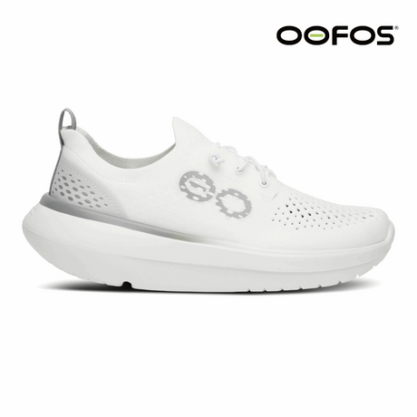 Explore OOFOS Women OOmy Stride X-One - White for trail, outdoor & lifestyle use | Liv Activ Singapore