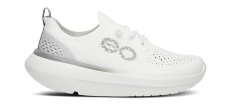 Explore OOFOS Women OOmy Stride X-One - White for trail, outdoor & lifestyle use | Liv Activ Singapore