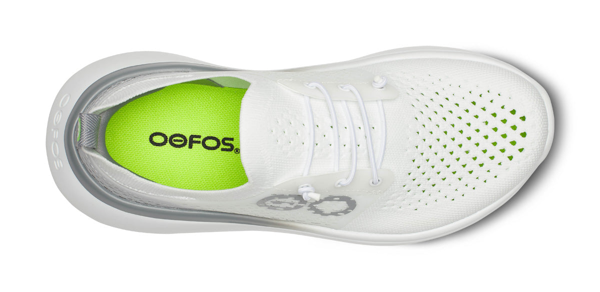 Explore OOFOS Women OOmy Stride X-One - White for trail, outdoor & lifestyle use | Liv Activ Singapore