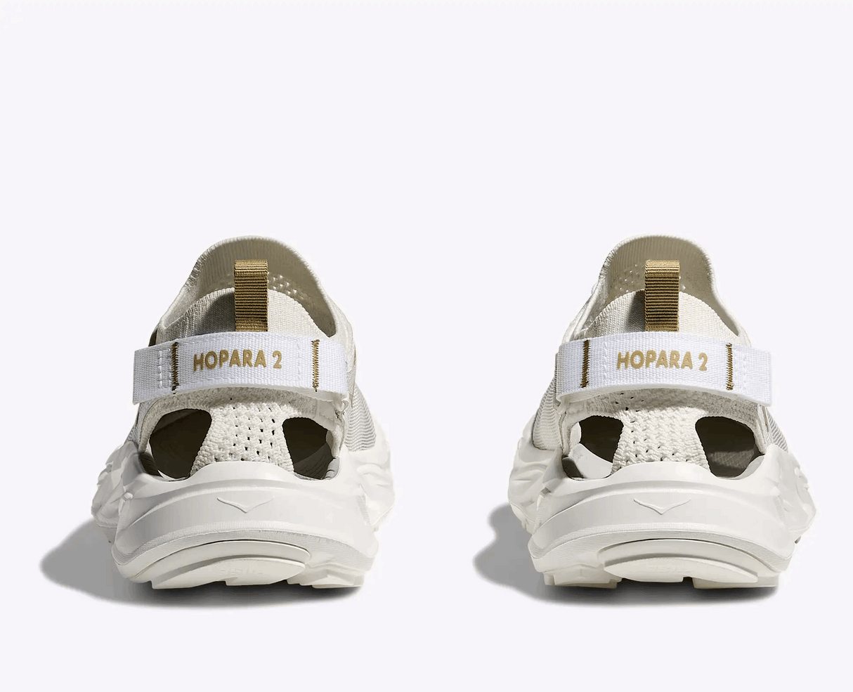 Explore HOKA Women Hopara 2 - White / White for trail, outdoor & lifestyle use | Liv Activ Singapore