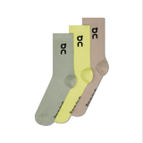 Explore On Unisex Logo Sock High 3-Pack - Lemonade / Tin for trail, outdoor & lifestyle use | Liv Activ Singapore