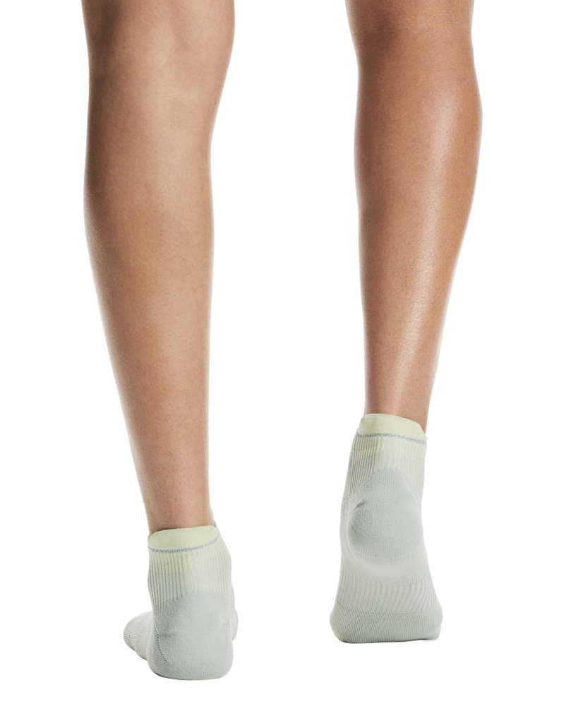 Explore On Unisex Performance Run Sock Low - Tin / Lemonade for trail, outdoor & lifestyle use | Liv Activ Singapore