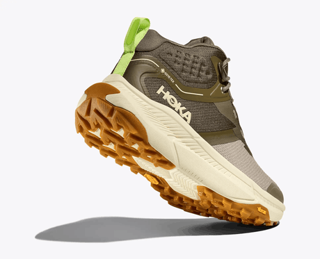 Explore HOKA Men Transport Hike GTX - Light Roast / Eggshell for trail, outdoor & lifestyle use | Liv Activ Singapore