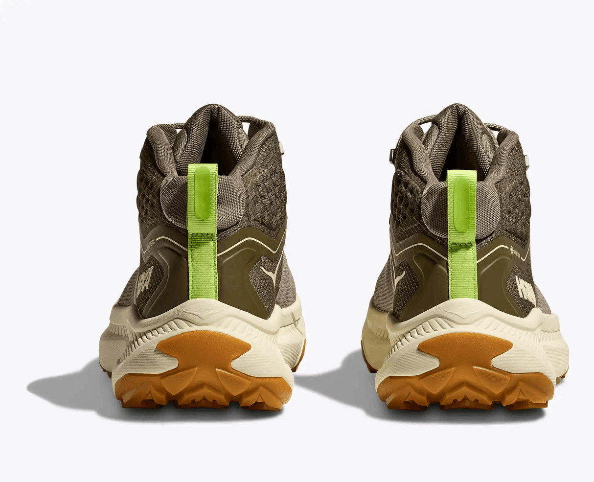 Explore HOKA Men Transport Hike GTX - Light Roast / Eggshell for trail, outdoor & lifestyle use | Liv Activ Singapore