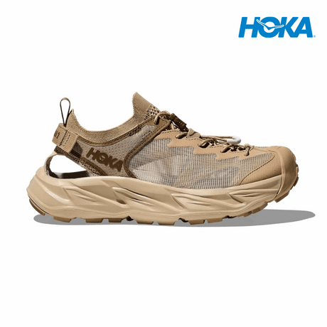 Explore HOKA Women Hopara 2 - Khaki / Cream for trail, outdoor & lifestyle use | Liv Activ Singapore