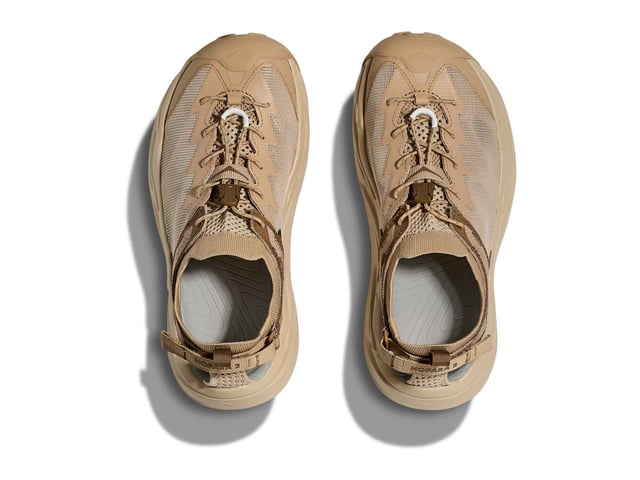 Explore HOKA Women Hopara 2 - Khaki / Cream for trail, outdoor & lifestyle use | Liv Activ Singapore