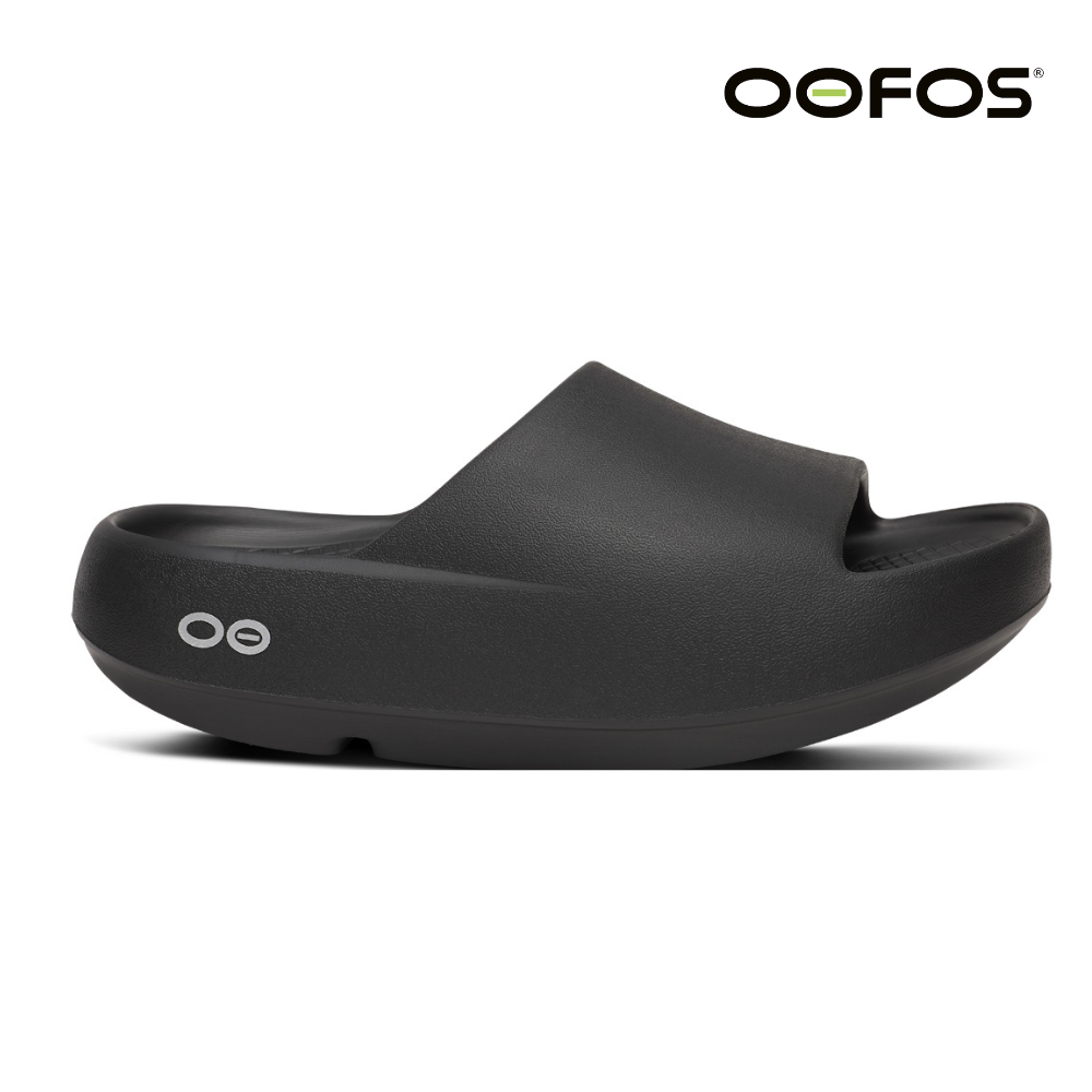 Explore OOFOS Unisex OOahh Plus - Black for trail, outdoor & lifestyle use | Liv Activ Singapore