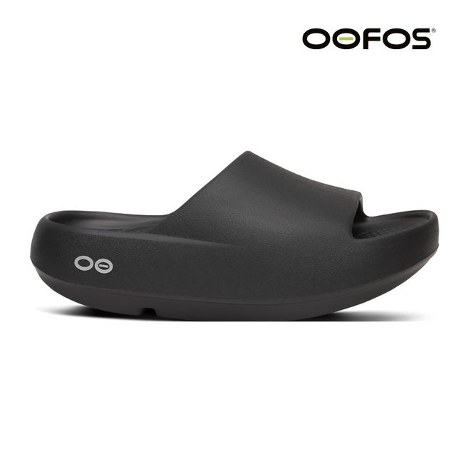 Explore OOFOS Unisex OOahh Plus - Black for trail, outdoor & lifestyle use | Liv Activ Singapore