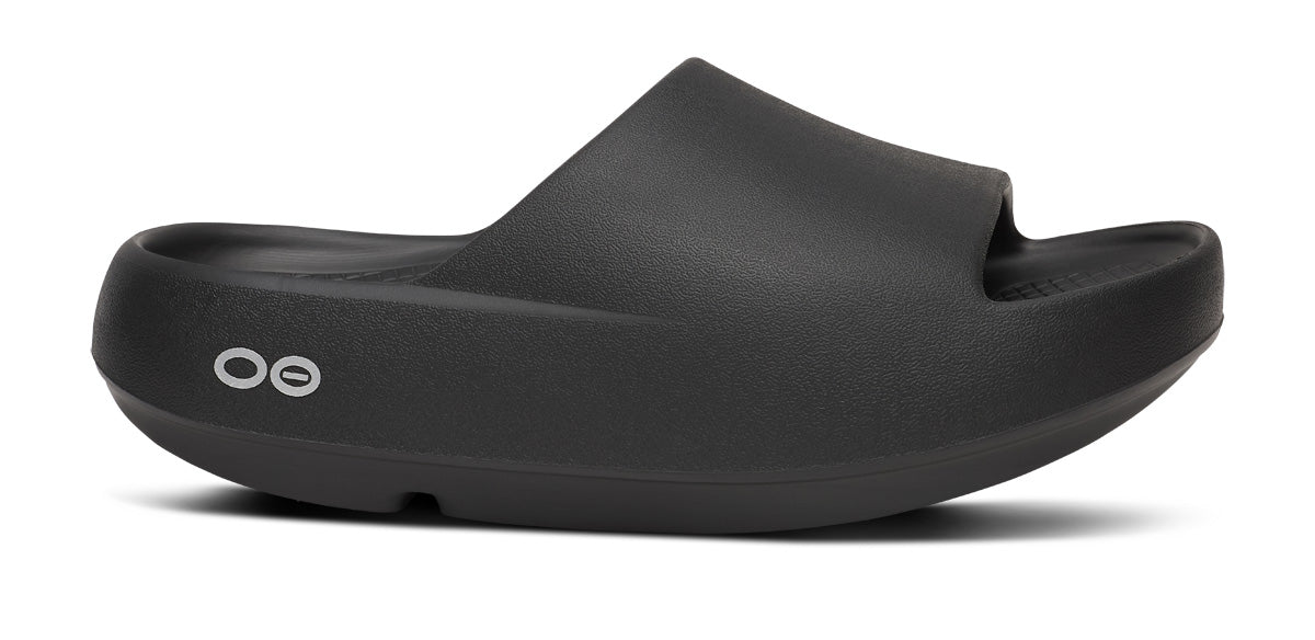 Explore OOFOS Unisex OOahh Plus - Black for trail, outdoor & lifestyle use | Liv Activ Singapore
