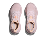 Explore HOKA Women Bondi 9 Wide - Lilac Cream / Tangerine Glow for trail, outdoor & lifestyle use | Liv Activ Singapore