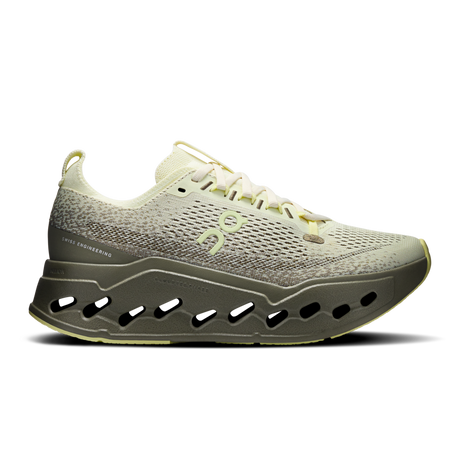 Explore On Women Cloudsurfer Max - Seedling / Olive for trail, outdoor & lifestyle use | Liv Activ Singapore