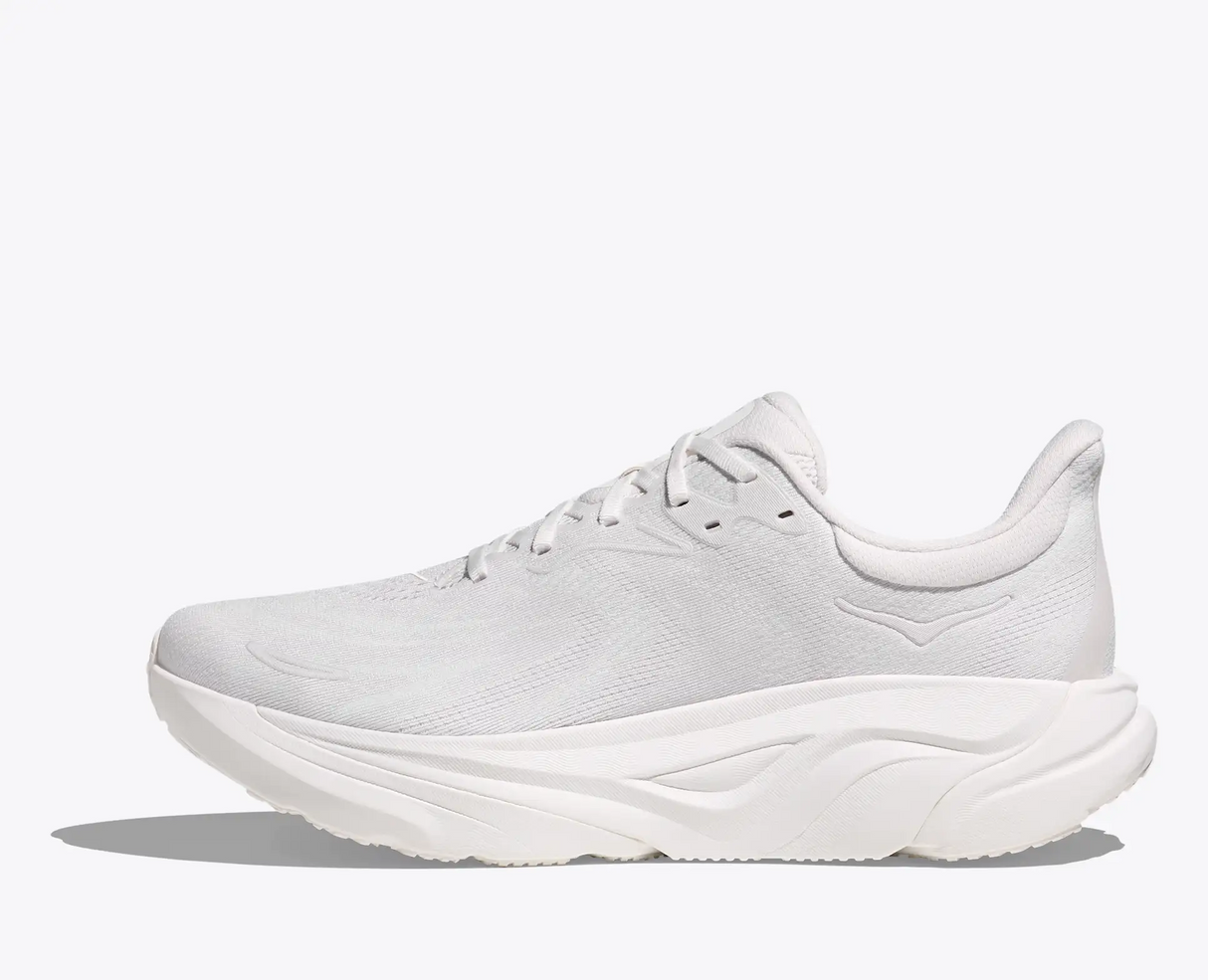 Explore HOKA Men Arahi 8 Wide - White / White for trail, outdoor & lifestyle use | Liv Activ Singapore