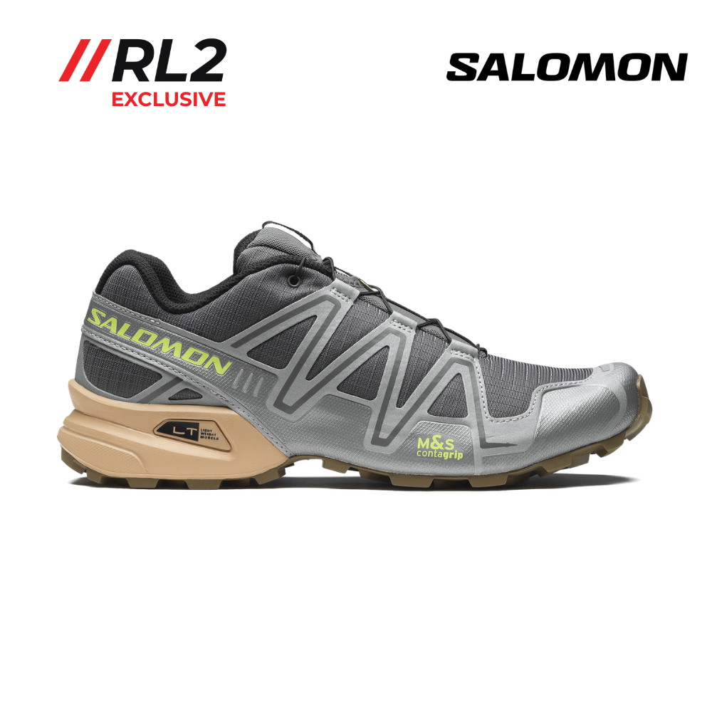 Explore Salomon Unisex Speedcross 3 - Castlerock / Ftw Silver / Hazelnut for trail, outdoor & lifestyle use | Liv Activ Singapore