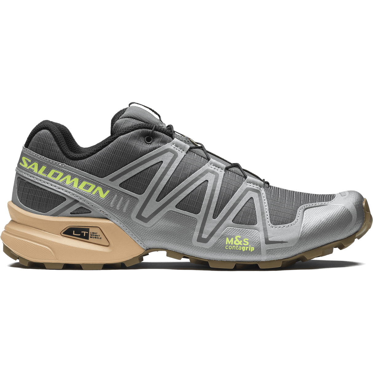Explore Salomon Unisex Speedcross 3 - Castlerock / Ftw Silver / Hazelnut for trail, outdoor & lifestyle use | Liv Activ Singapore