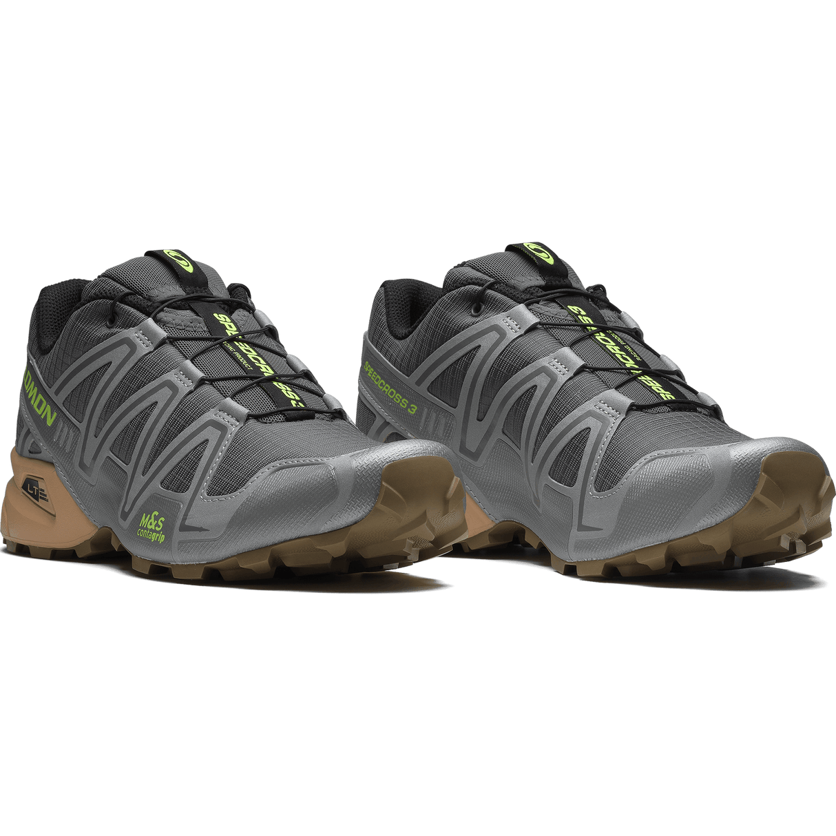 Explore Salomon Unisex Speedcross 3 - Castlerock / Ftw Silver / Hazelnut for trail, outdoor & lifestyle use | Liv Activ Singapore
