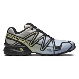 Explore Salomon Unisex Speedcross 3 - Chromatic Black / Alfalfa / Blue Fog for trail, outdoor & lifestyle use | Liv Activ Singapore