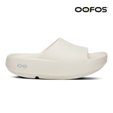 Explore OOFOS Unisex OOahh Plus - Chalk for trail, outdoor & lifestyle use | Liv Activ Singapore