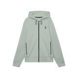 Explore On Men Focus Tech Zip Hoodie - Mineral for trail, outdoor & lifestyle use | Liv Activ Singapore