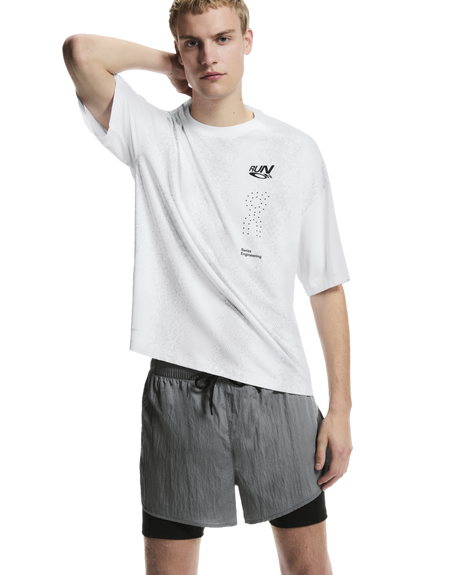 Explore On Men Performance Volt Shorts - Glacier for trail, outdoor & lifestyle use | Liv Activ Singapore