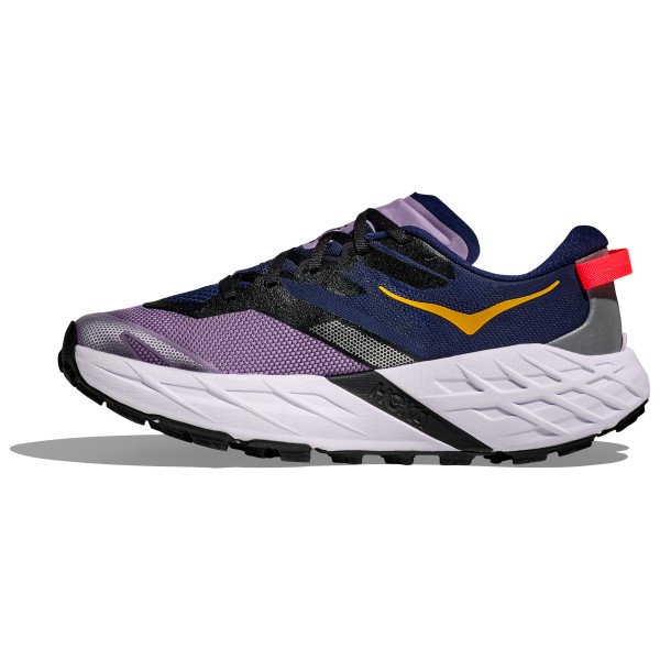 Explore HOKA Women Speedgoat 7 Wide - Berry Jam / Starlight Glow for trail, outdoor & lifestyle use | Liv Activ Singapore