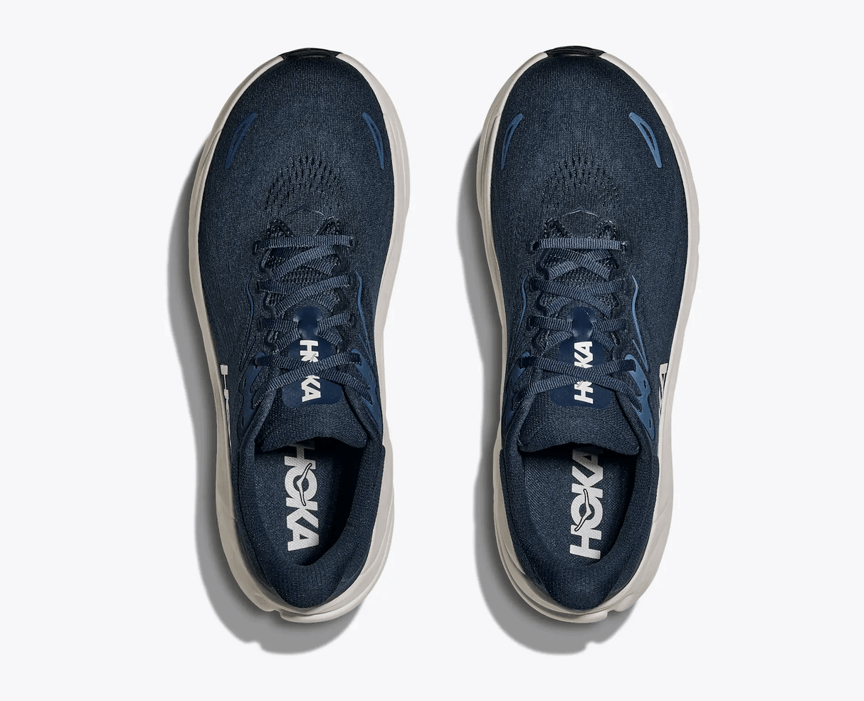 Explore HOKA Men Arahi 8 Wide - Varsity Navy / White for trail, outdoor & lifestyle use | Liv Activ Singapore
