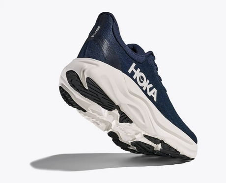 Explore HOKA Men Arahi 8 Wide - Varsity Navy / White for trail, outdoor & lifestyle use | Liv Activ Singapore