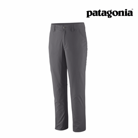 Explore Patagonia Women Quandary Pants - Short - Forge Grey for trail, outdoor & lifestyle use | Liv Activ Singapore