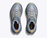 Explore HOKA Men Mafate Hike - Mineral Blue / Tumeric for trail, outdoor & lifestyle use | Liv Activ Singapore