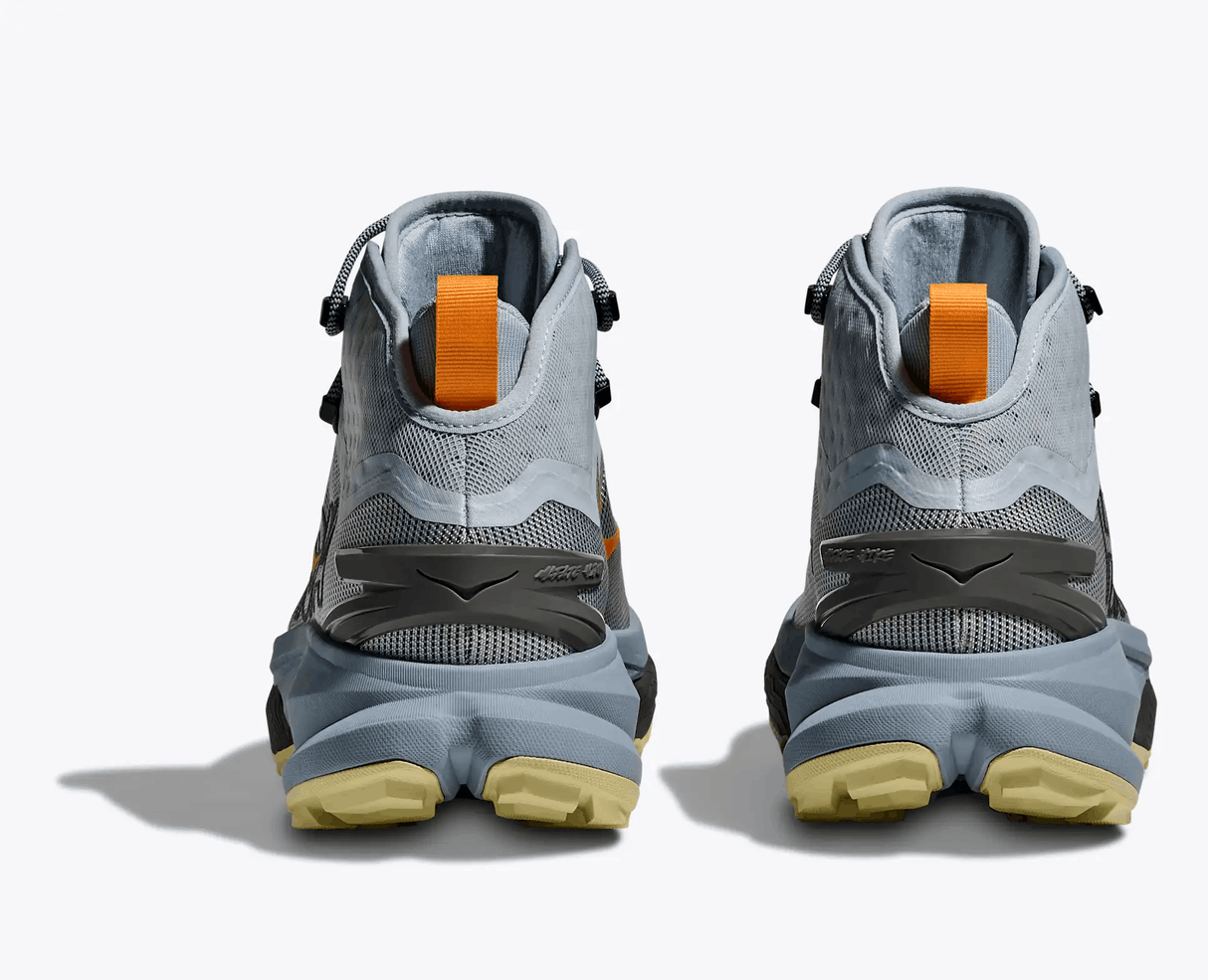 Explore HOKA Men Mafate Hike - Mineral Blue / Tumeric for trail, outdoor & lifestyle use | Liv Activ Singapore