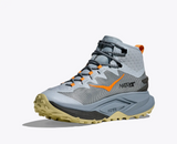 Explore HOKA Men Mafate Hike - Mineral Blue / Tumeric for trail, outdoor & lifestyle use | Liv Activ Singapore