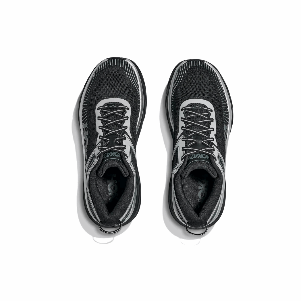 Explore HOKA Men Bondi 7 - Black / Stardust for trail, outdoor & lifestyle use | Liv Activ Singapore