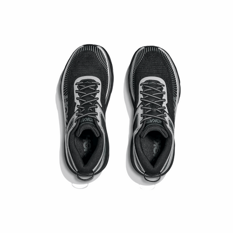 Explore HOKA Men Bondi 7 - Black / Stardust for trail, outdoor & lifestyle use | Liv Activ Singapore