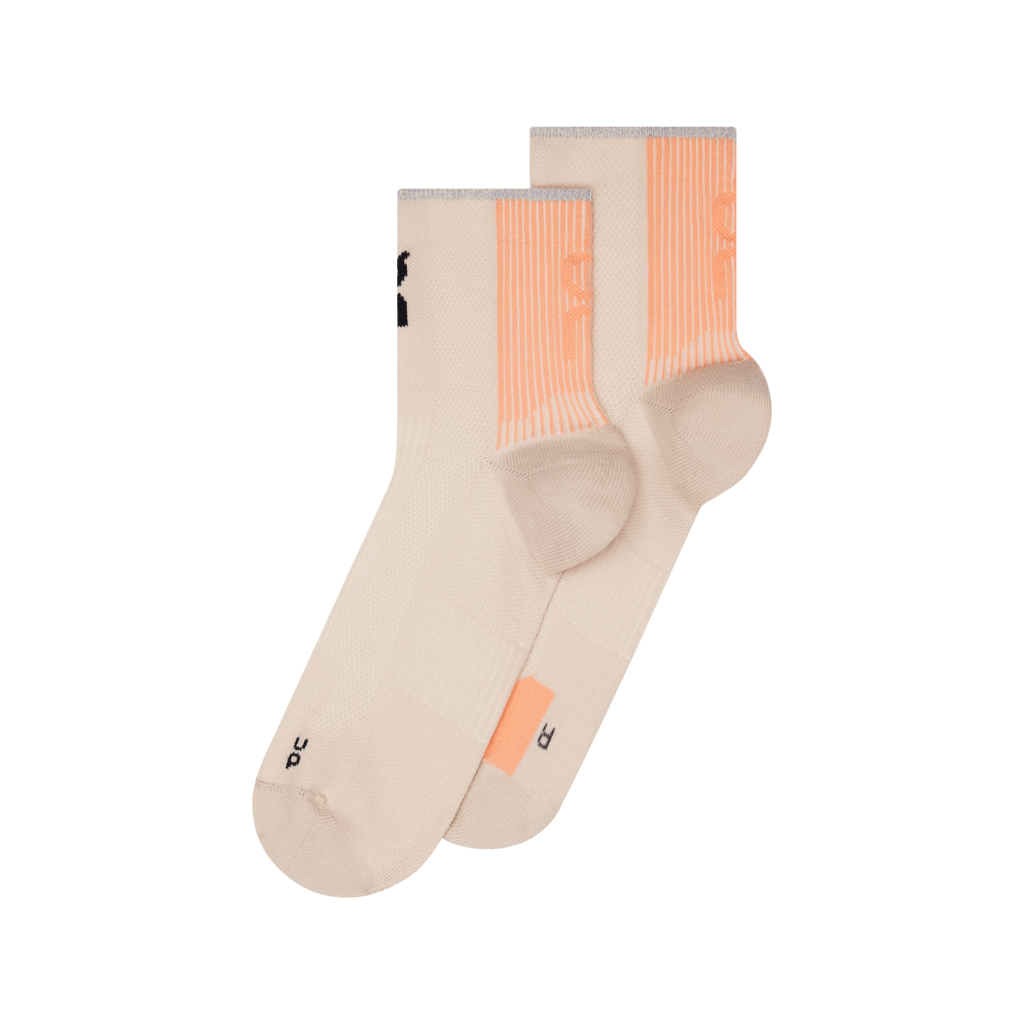 Explore On Unisex Performance Run Sock Mid - Pearl / Sunstone for trail, outdoor & lifestyle use | Liv Activ Singapore