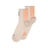 Explore On Unisex Performance Run Sock Mid - Pearl / Sunstone for trail, outdoor & lifestyle use | Liv Activ Singapore
