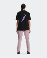 Explore On Women Club-T Rhythm - Black for trail, outdoor & lifestyle use | Liv Activ Singapore