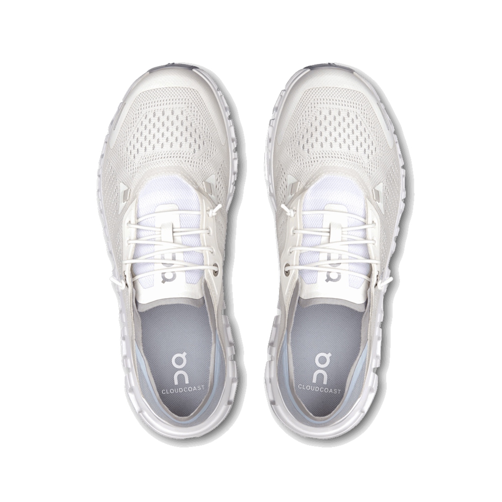 Explore On Women Cloud 6 Coast - White / Glacier for trail, outdoor & lifestyle use | Liv Activ Singapore