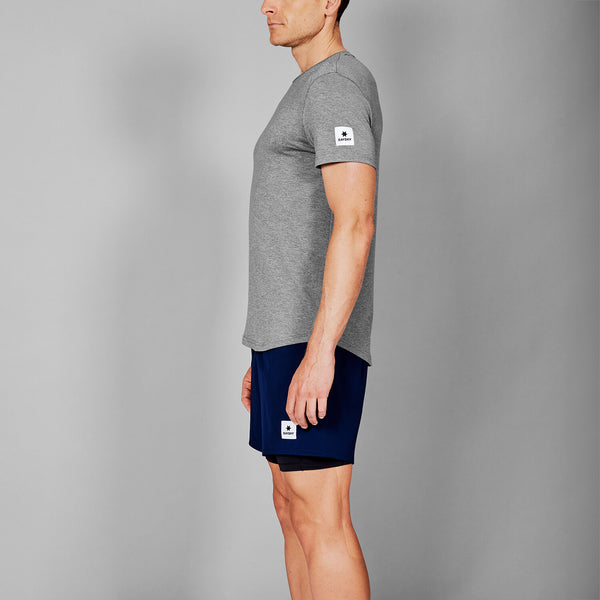 Explore SAYSKY Men Clean Pace T-Shirt - Grey for trail, outdoor & lifestyle use | Liv Activ Singapore