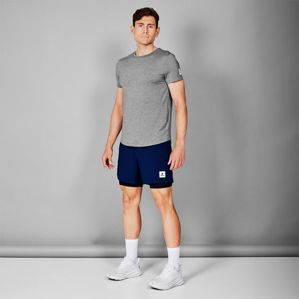 Explore SAYSKY Men Clean Pace T-Shirt - Grey for trail, outdoor & lifestyle use | Liv Activ Singapore