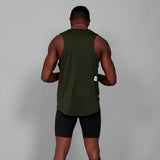 Explore SAYSKY Men Clean Combat Pro Singlet - Green for trail, outdoor & lifestyle use | Liv Activ Singapore