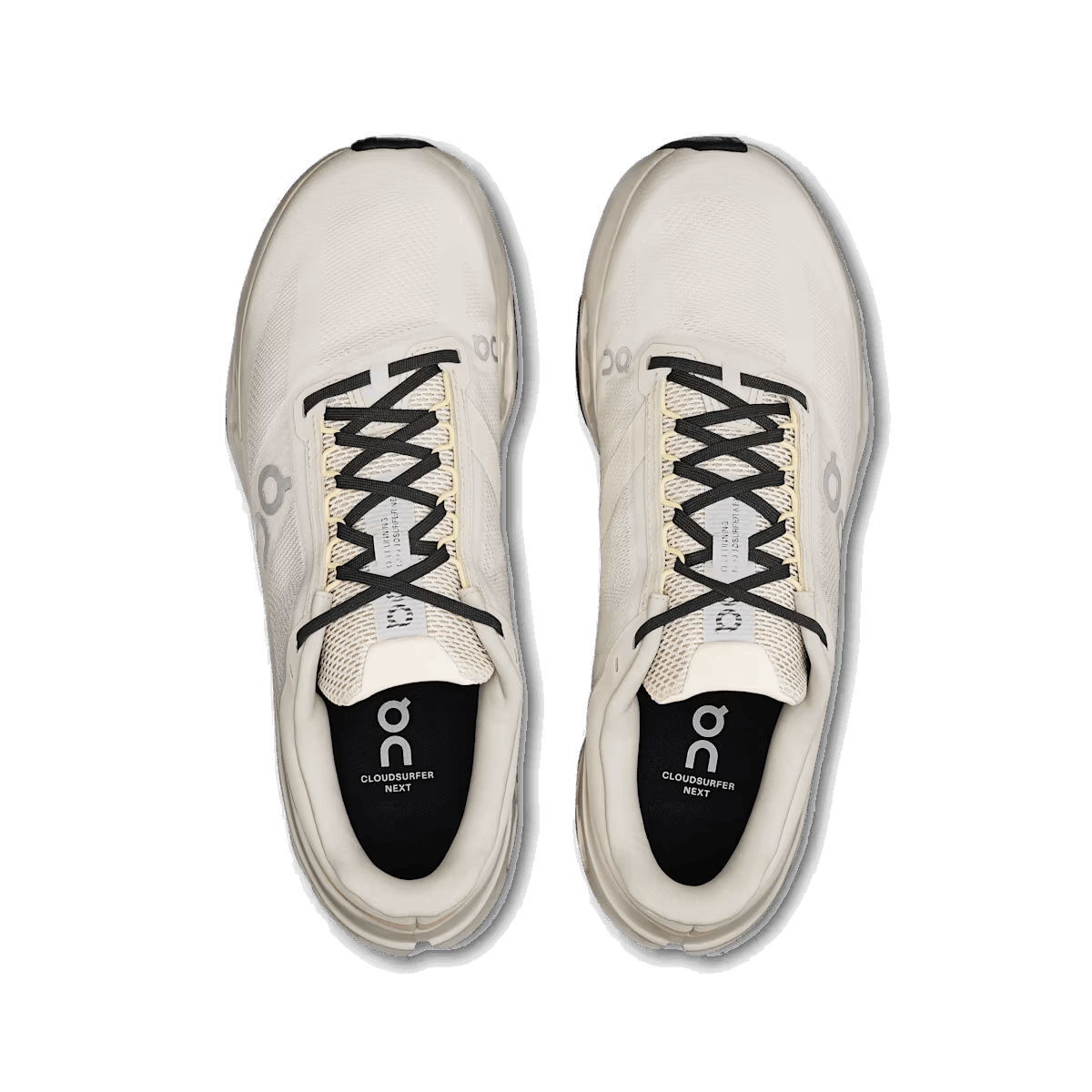 Explore On Men Cloudsurfer Next - Ivory / Silver for trail, outdoor & lifestyle use | Liv Activ Singapore