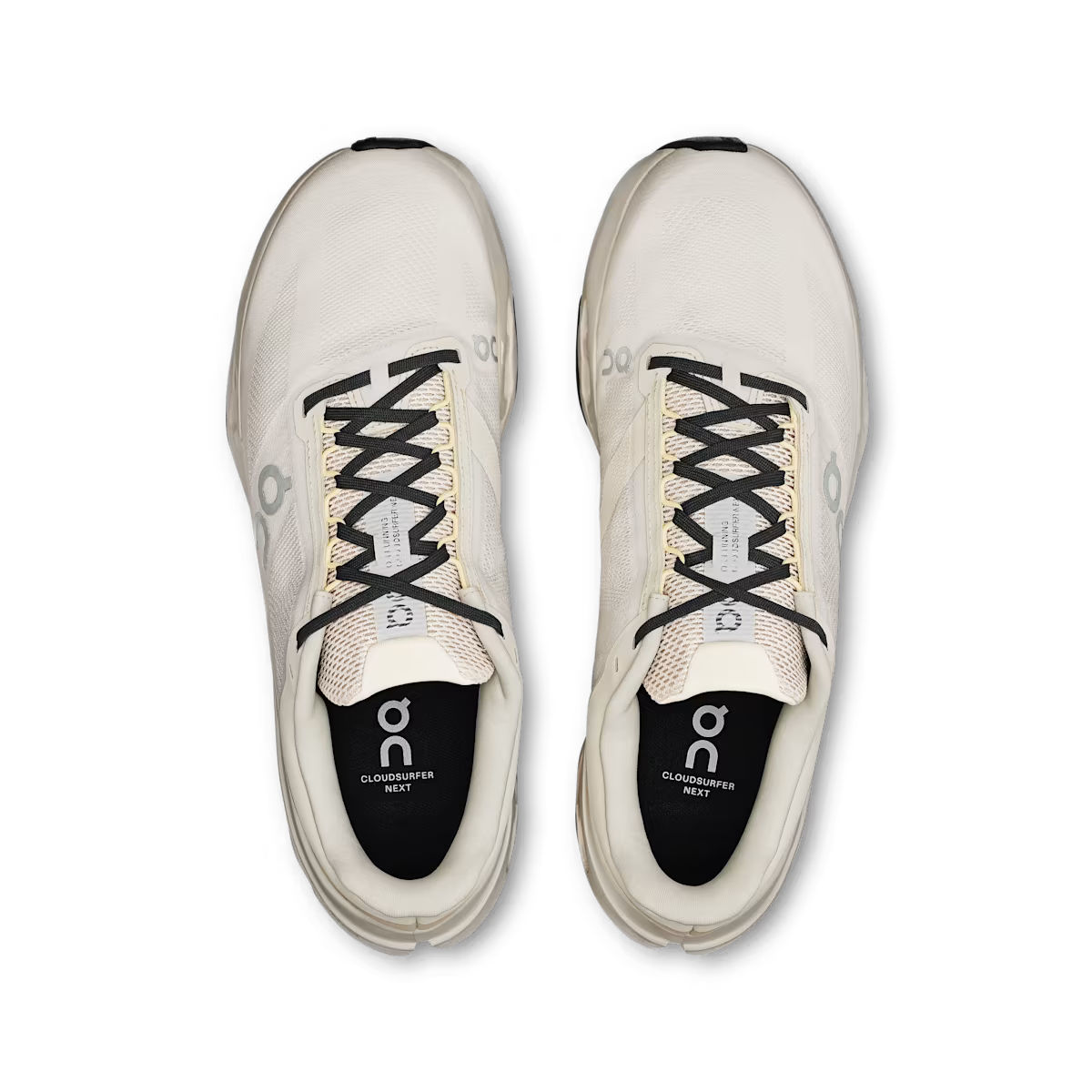 Explore On Men Cloudsurfer Next - Ivory / Silver for trail, outdoor & lifestyle use | Liv Activ Singapore